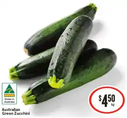 IGA Australian Green Zucchini offer