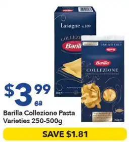 Ritchies Barilla Collezione Pasta Varieties offer