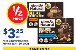 Ritchies Nice & Natural Deluxe Protein Bars offer