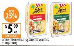 Supabarn Latina Fresh Pasta Selected Varieties offer