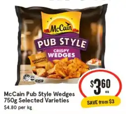 IGA McCain Pub Style Wedges offer