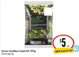 IGA Green Goddess Salad Kit offer