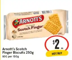 IGA Arnott's Scotch Finger Biscuits offer