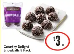 IGA Country Delight Snowballs offer