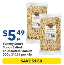 Ritchies Yummy Snack Foods Salted or Unsalted Peanuts offer