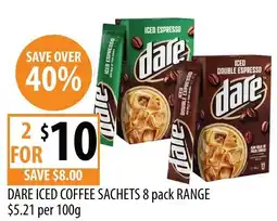Supabarn Dare Iced Coffee Sachets offer