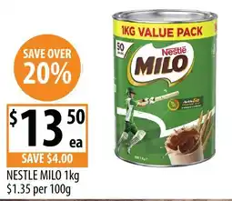 Supabarn Nestle Milo offer