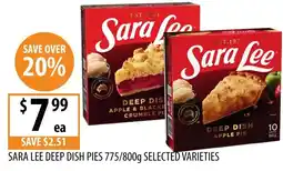Supabarn Sara Lee Deep Dish Pies offer
