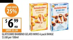 Supabarn Glatissimo Bambino Gelato Minis offer