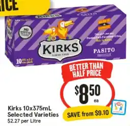 IGA Kirks Pasito offer
