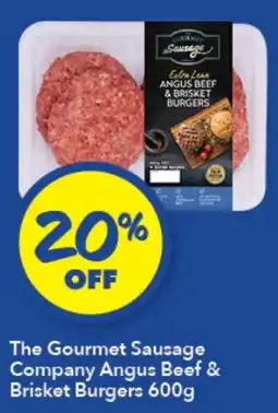 Ritchies The gourmet sausage company angus beef & brisket burgers offer