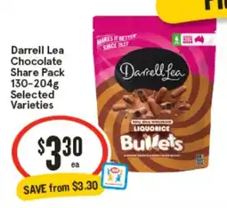 IGA Darrell Lea Chocolate Share Pack Selected Varieties offer