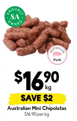 Drakes Australian Mini Chipolatas offer