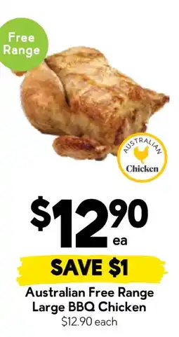 Drakes Australian Free Range Large BBQ Chicken offer