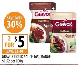 Supabarn Gravox Liquid Sauce offer