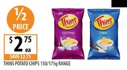 Supabarn Thins Potato Chips offer