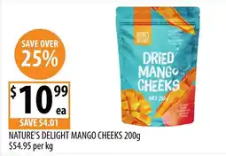 Supabarn Nature's Delight Mango Cheeks offer