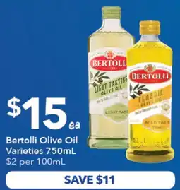Ritchies Bertolli Olive Oil Varieties offer