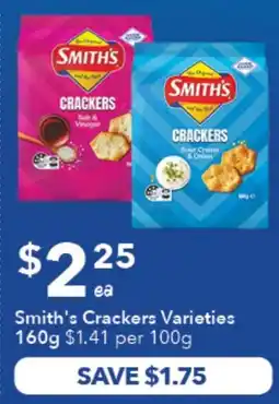 Ritchies Smith's Crackers Varieties offer