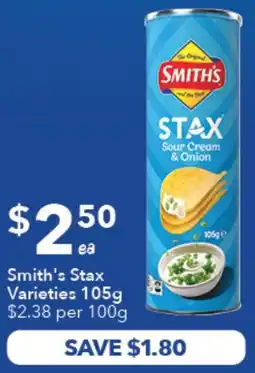 Ritchies Smith's Stax Varieties offer