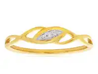 Shiels 9ct Yellow Gold Brilliant HJ Colour Diamond Ring offer