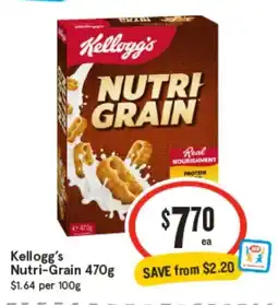 IGA Kellogg's Nutri-Grain offer