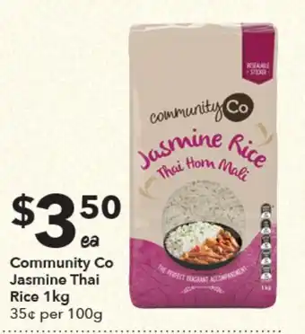 Ritchies Community Co Jasmine Thai Rice offer
