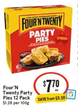 IGA Four 'N Twenty Party Pies offer