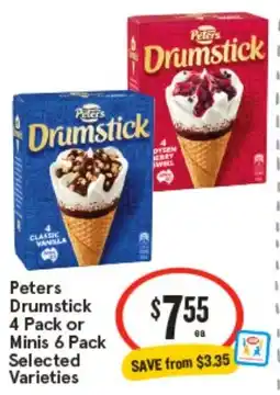 IGA Peters Drumstick Selected Varieties offer