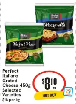 IGA Perfect Italiano Grated Cheese offer