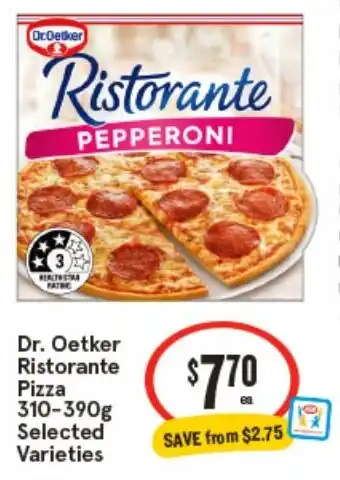 IGA Dr. Oetker Ristorante Pizza offer