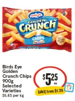 IGA Birds Eye Golden Crunch Chips offer