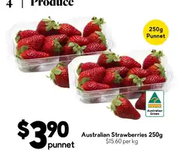 Drakes Australian Strawberries offer