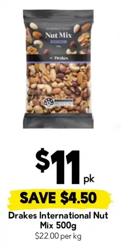 Drakes Drakes International Nut Mix offer