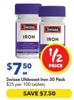 Ritchies Swisse Ultiboost Iron offer