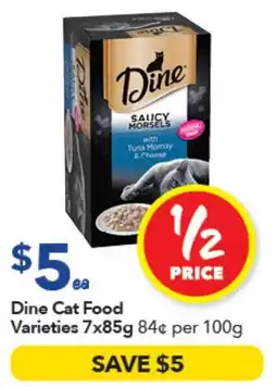 Ritchies Dine Cat Food Varieties offer