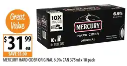 Supabarn Mercury Hard Cider Original offer