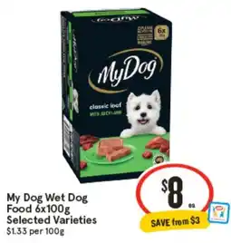 IGA My Dog Wet Dog Food offer