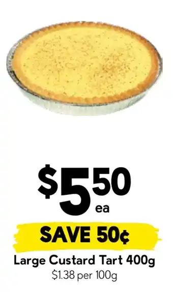 Drakes Large Custard Tart offer