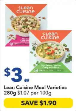 Ritchies Lean Cuisine Meal Varieties offer