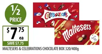 Supabarn Maltesers & Celebrations Chocolate Box offer