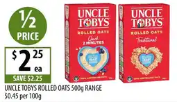 Supabarn Uncle Tobys Rolled Oats offer