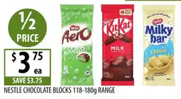 Supabarn Nestle Chocolate Blocks offer