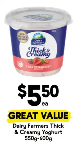 Drakes Dairy Farmers Thick & Creamy Yoghurt offer