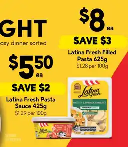 Drakes Latina Fresh Pasta Sauce offer