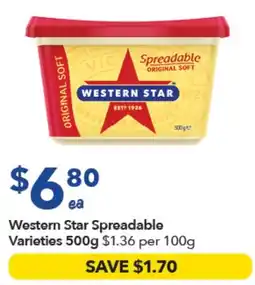Ritchies Western Star Spreadable Varieties offer