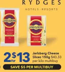 Ritchies Jarlsberg Cheese Slices offer