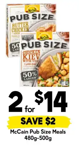 Drakes McCain Pub Size Meals offer
