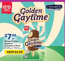 Ritchies Streets Golden Gaytime Cinnabon offer