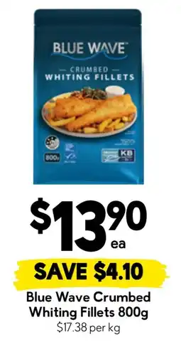 Drakes Blue Wave Crumbed Whiting Fillets offer